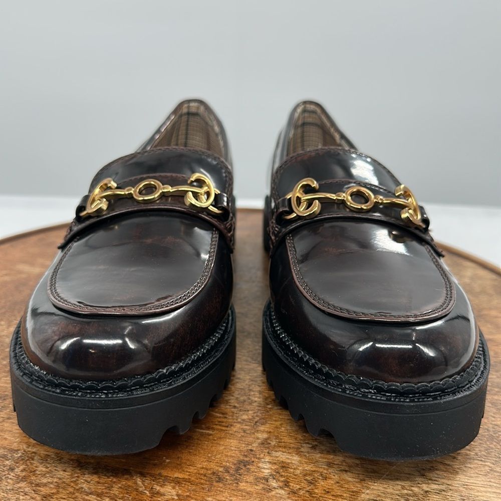 Circus Sam Edelman Shoes Wm 9.5 Chunky Platform Loafer Horsebit Y2K 90s - Picture 2 of 12